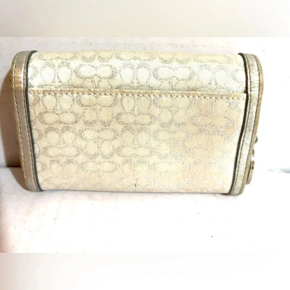 Coach CC signature print  canvas wallet